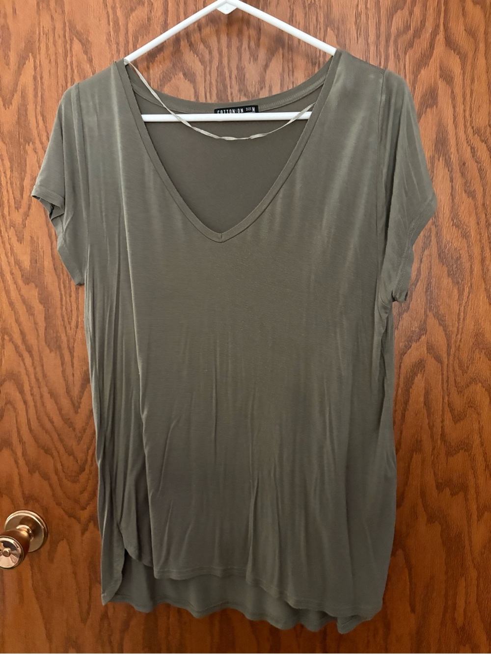 Cotton:On olive green v-neck